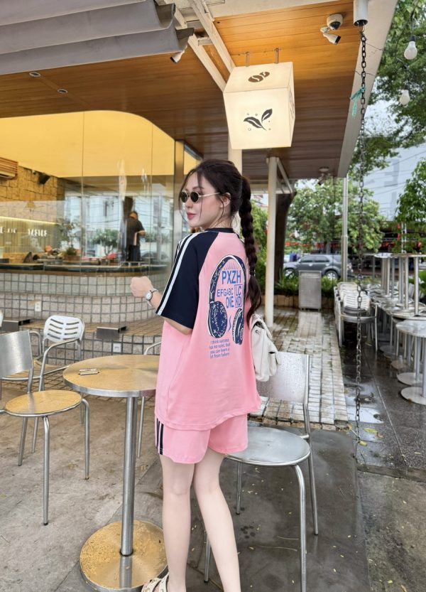 Set Đùi Thun Cotton Tai Nghe Phối Màu Khánh La - Ảnh 15