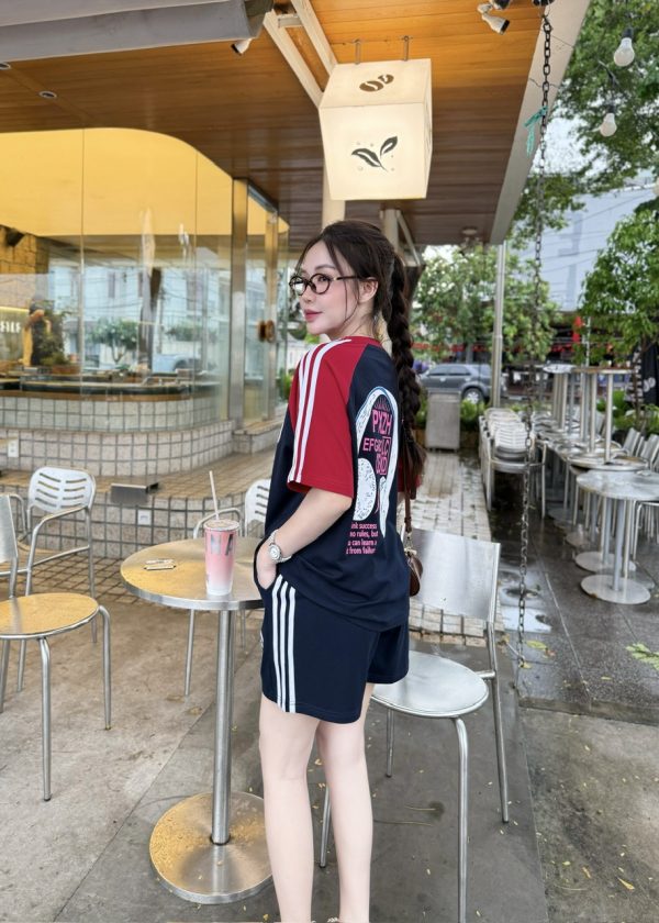 Set Đùi Thun Cotton Tai Nghe Phối Màu Khánh La - Ảnh 11