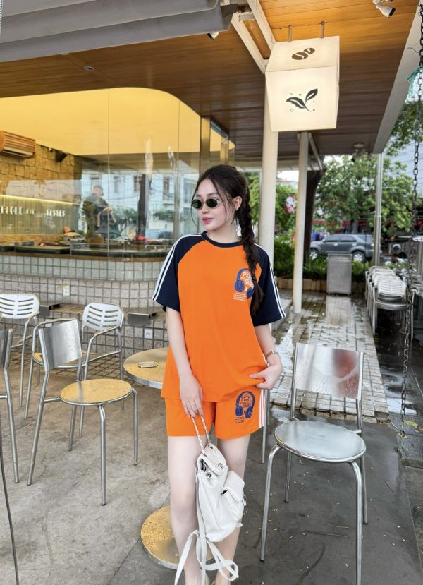 Set Đùi Thun Cotton Tai Nghe Phối Màu Khánh La - Ảnh 9