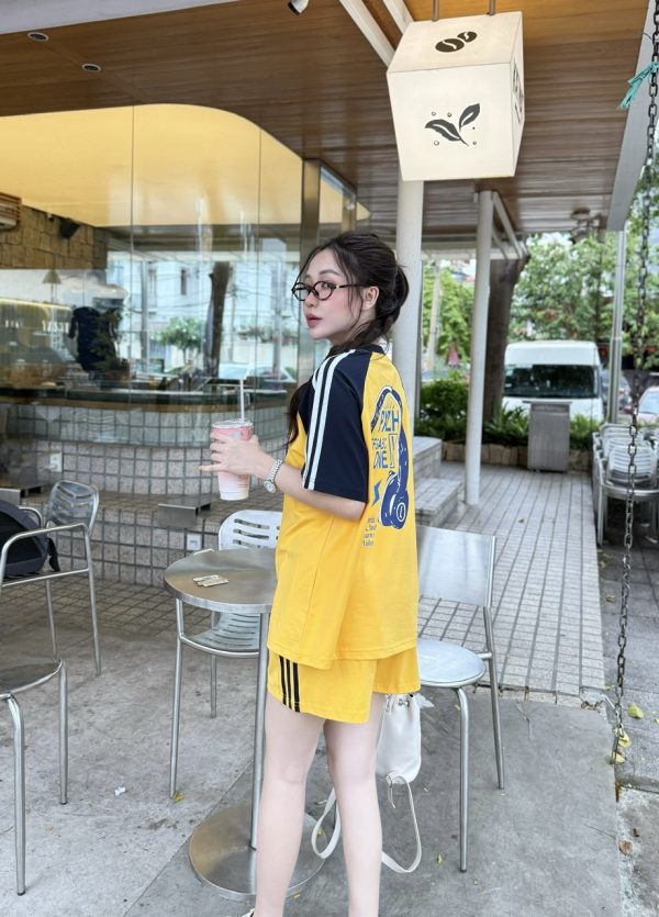 Set Đùi Thun Cotton Tai Nghe Phối Màu Khánh La - Ảnh 2