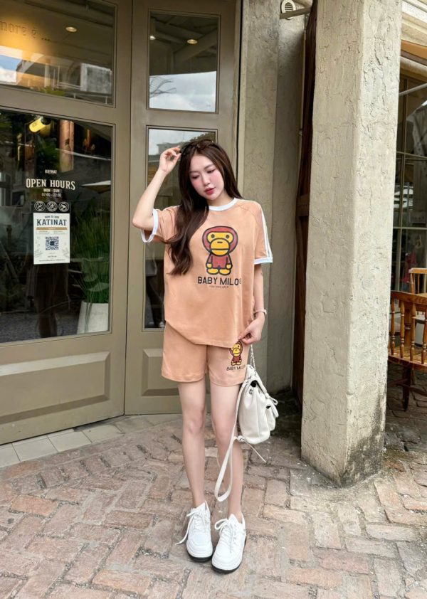 Set Bộ Đùi Thể Thao thun cotton khỉ milo Khanh La - Ảnh 17