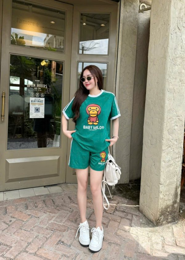 Set Bộ Đùi Thể Thao thun cotton khỉ milo Khanh La - Ảnh 14