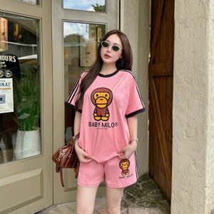 Set Bộ Đùi Thể Thao thun cotton khỉ milo Khanh La