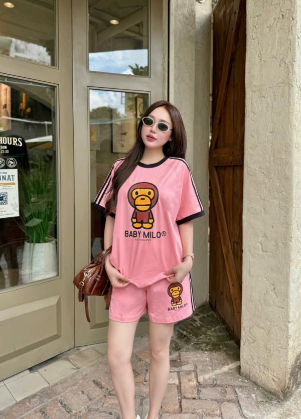 Set Bộ Đùi Thể Thao thun cotton khỉ milo Khanh La