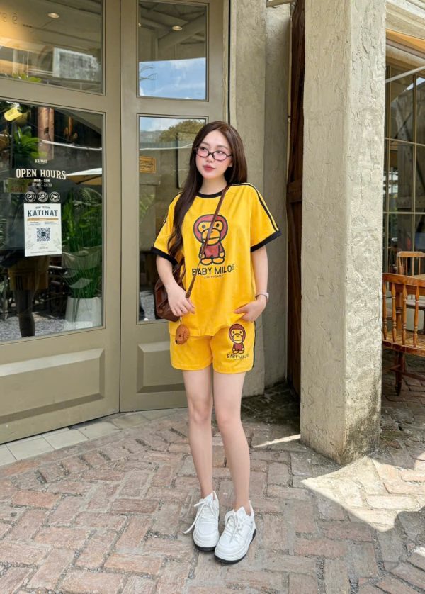 Set Bộ Đùi Thể Thao thun cotton khỉ milo Khanh La - Ảnh 8