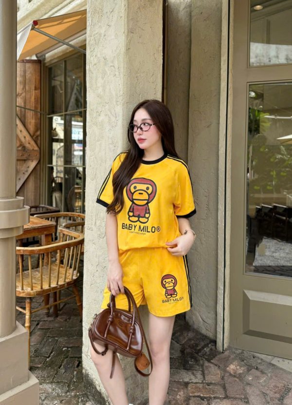Set Bộ Đùi Thể Thao thun cotton khỉ milo Khanh La - Ảnh 6